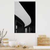 Freeway Ramps in einem Nebelposter, drucken Poster (Küche)