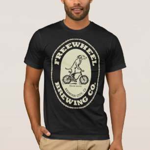Freewheel Brewing Co. Logo - Creme (nur vorne) T-Shirt