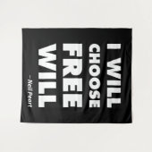 Freewill Wandteppich (Vorderseite (Horizontal))