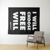Freewill Wandteppich (Beispiel (Horizontal))