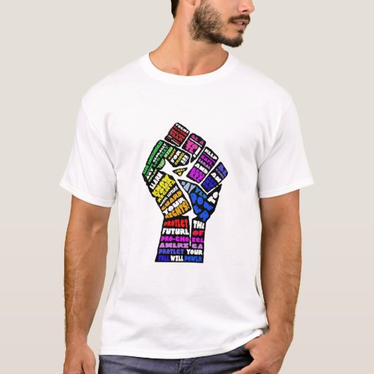 freewillpower: der T - Shirt der gewinnenden (Vorderseite)