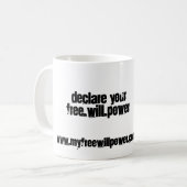 freewillpower: Tasse (Vorderseite Links)