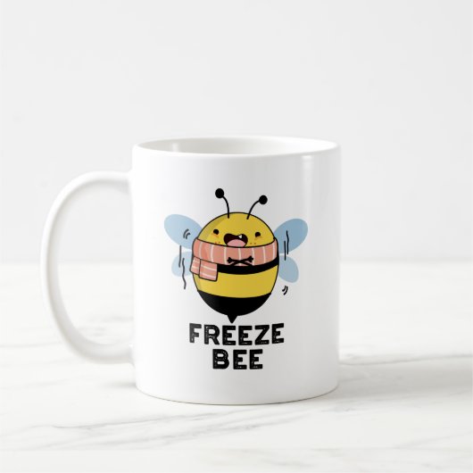 Freeze Bee Funny Insect Bug Pub Kaffeetasse (Links)