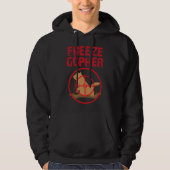 Freeze Gopher Hunting Funny Gopher Hunter  Hoodie (Vorderseite)