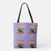 Freeze! Pawlice Funny Geschenk für Katzen Liebhabe Tasche (Rückseite)