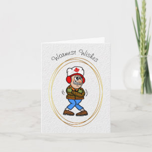 Freezing Canadian Funny Canada Day Card Karte