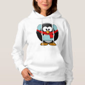 Freezing Penguin Womens Hoodie (Vorderseite)