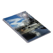 Freezing Regenlandschaft Reservieren Notizblock (Rechte Seite)