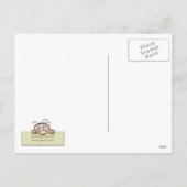 Freezing Santa Duck Feiertagspostkarte (Rückseite)