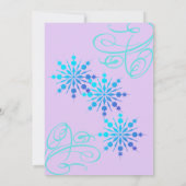 Freezing Snow Magic Invasion Einladung (Rückseite)