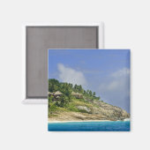 Fregate Island Resort PR) Magnet (Vorderseite/Rückseite)