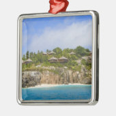 Fregate Island Resort (PR) Silbernes Ornament (Links)