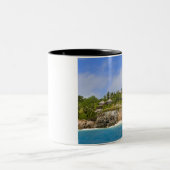 Fregate Island Resort (PR) Zweifarbige Tasse (Mittel)