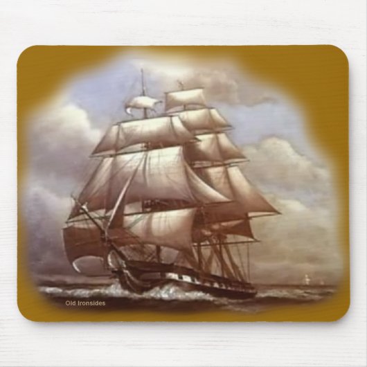 Fregatte"alter Ironsides" USS-Konstitution Mousepad (Vorne)
