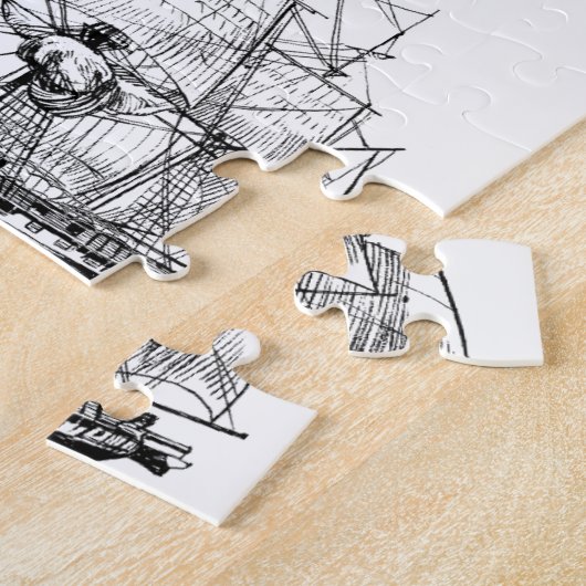 Fregatte-Puzzlespiel-Niveau 10 Puzzle (Seite)