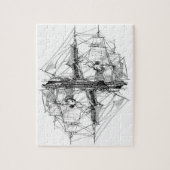 Fregatte-Puzzlespiel-Niveau 10 Puzzle (Vertikal)