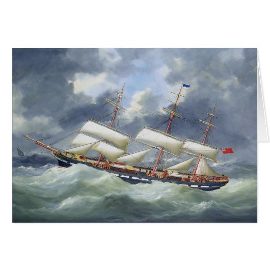 Fregatte Trainingsschiff Atalanta 1885 (Vorderseite (Horizontal))