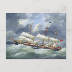 Fregatte Trainingsschiff Atalanta 1885 Postkarte
