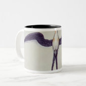 Fregatte-Vogel Zweifarbige Tasse (Vorderseite Links)