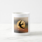 Frei als Vogel - Elegante Schlucken mit Goldener S Kaffeetasse (Mittel)