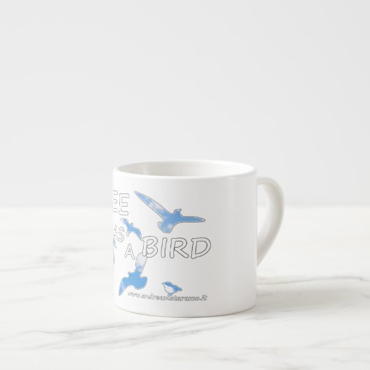 Frei als Vogel Espressotasse (Vorderseite Rechts)