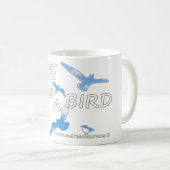Frei als Vogel Kaffeetasse (VorderseiteRechts)