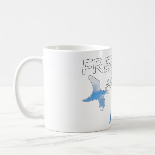 Frei als Vogel Kaffeetasse (Links)