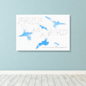 Frei als Vogel Leinwanddruck (Insitu (Holzboden))