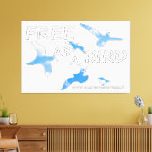 Frei als Vogel Leinwanddruck (Insitu (Wohnzimmer))