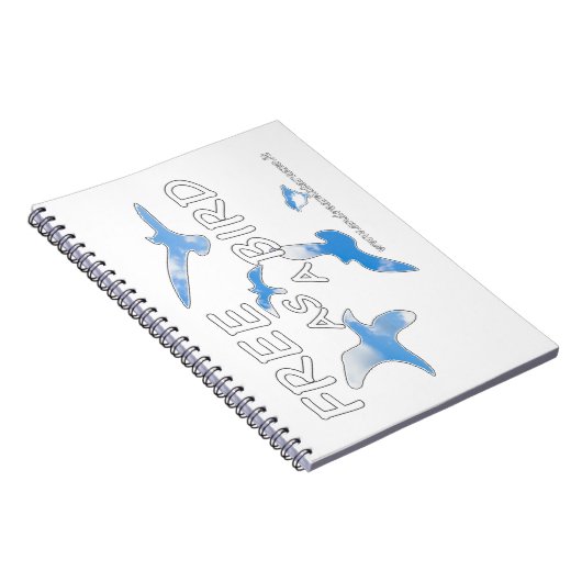 Frei als Vogel Notizblock (Rechte Seite)