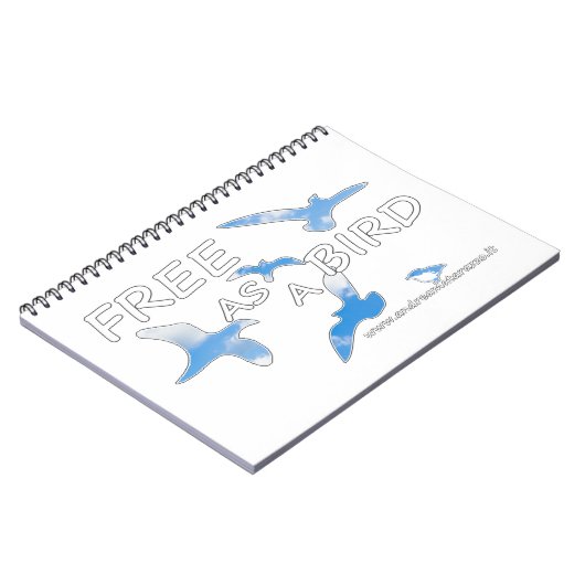 Frei als Vogel Notizblock (Linke Seite)