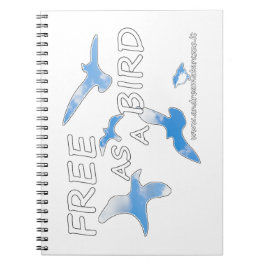 Frei als Vogel Notizblock