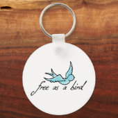 Frei als Vogel Schlüsselanhänger (Vorderseite)