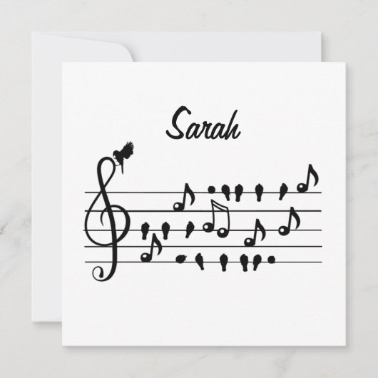 Frei als Vogel, Singvögel anpassbar (Vorderseite)