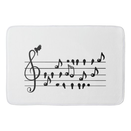 Frei als Vogel, Singvögel Schauspiel als musikalis Badematte (Vorderseite)