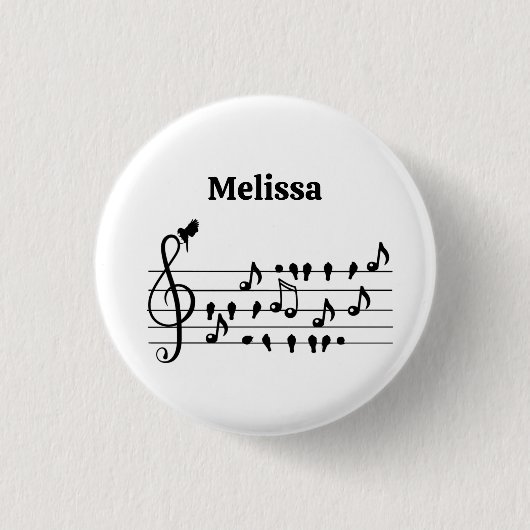 Frei als Vogel, Singvögel Schauspiel als musikalis Button (Vorderseite)