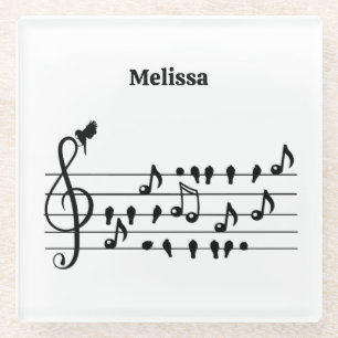 Frei als Vogel, Singvögel Schauspiel als musikalis Glasuntersetzer