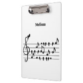 Frei als Vogel, Singvögel Schauspiel als musikalis Klemmbrett (Links)