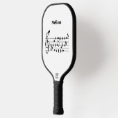 Frei als Vogel, Singvögel Schauspiel als musikalis Pickleball Schläger (Links)