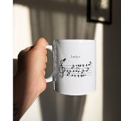 Frei als Vogel, Singvögel Schauspiel als musikalis Zweifarbige Tasse