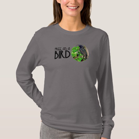 Frei als Vogel T-Shirt (Vorderseite)