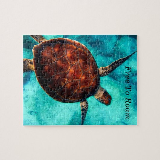 Frei auf RoamseeSchildkröte Puzzle (Horizontal)