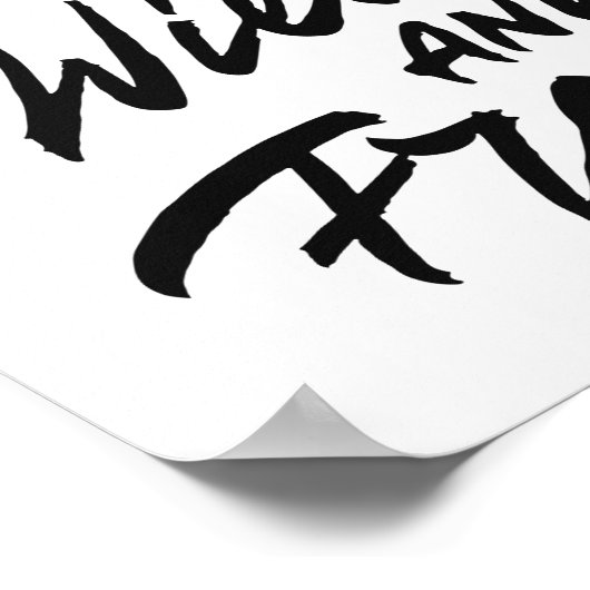 frei bleibe poster (Ecke)