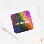 Frei Bush Quadratischer Aufkleber (Umschlag)