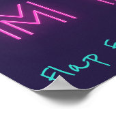 Frei dein Mind-freies Flamingo Inspo Poster (Ecke)