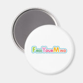 Frei deinen Geist Magnet (Vorderseite/Rückseite)
