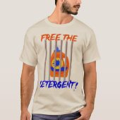Frei den Detergent Funny Wäsche-Slogan T-Shirt (Vorderseite)