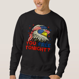 Frei die amerikanische Flagge des Adlers Mullet 4 Sweatshirt