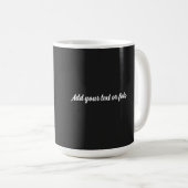 Frei fahrende und sichere Motorräder Kaffeetasse (VorderseiteRechts)
