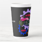 Frei fahrende und sichere Motorräder Milchtasse (Vorderseite)
